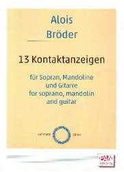 13 Kontaktanzeigen - Alois Bröder
