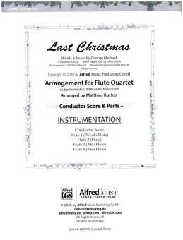 Last Christmas for Flute Quartet