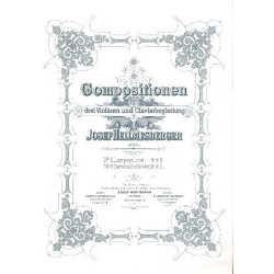 Les papillons für 3 Violinen und Klavier - Joseph Hellmesberger