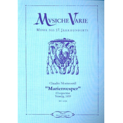 Marienvesper (Lauda und Magnificat eine Quarte abwärst transponiert) - Claudio Monteverdi / Arr. Martin Lubenow