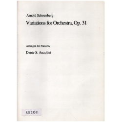 Variations for orchestra op.31 : - Arnold Schönberg