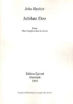 Jubilate Deo for 2 mixed choruses