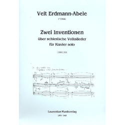 2 Inventionen über schlesische Volkslieder - Veit Erdmann-Abele