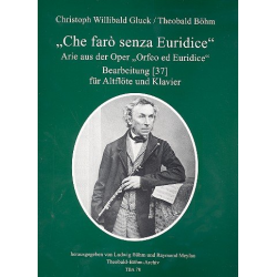 Che farò senza Euridice für Altflöte in G - Christoph Willibald Gluck