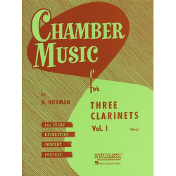 Three Clarinets - Volume 1 (Easy) - Himie Voxman