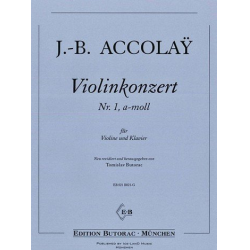 Konzert Nr.1 für Violine - Jean Baptiste Accolay