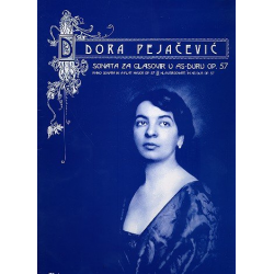 Sonata A flat major op.57 for Piano - Dora Pejacevic / Arr. Ivan Zivanovic