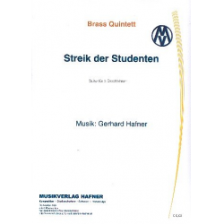 Streik der Studenten : für 2 Trompeten, - Gerhard Hafner
