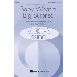 Baby What a Big Surprise - Peter Cetera / Arr. Philip Lawson