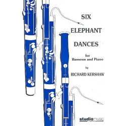 6 Elephant Dances : for bassoon and piano - Richard Kershaw