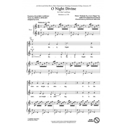 O Night Divine - Johann Sebastian Bach / Arr. Donald Miller