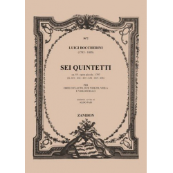 6 quintetti op.55 per - Luigi Boccherini