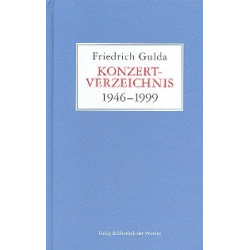 Konzertverzeichnis 1946-1999 - Friedrich Gulda