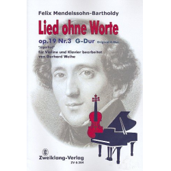 Lied ohne Worte G-Dur op.19,3 - Felix Mendelssohn-Bartholdy