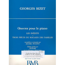 Frühe Klavierstücke - Georges Bizet