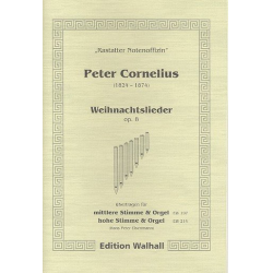 Weihnachtslieder op.8 - Peter Cornelius