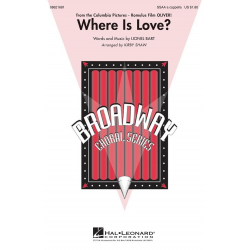 Where Is Love? - Lionel Bart / Arr. Kirby Shaw
