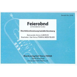 Feierobnd für 4 Bläser (Ensemble) - Anton Günther