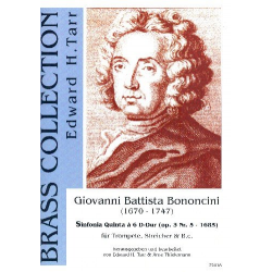 Sinfonia quinta à 6 D-Dur op.3,5 - Giovanni Bononcini