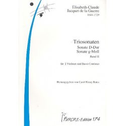 Triosonaten Band 2 - Elisabeth Jacquet de la Guerre