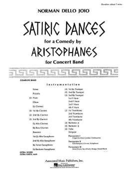 Satiric Dances (for a Comedy by Aristophanes)