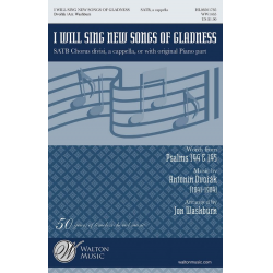 I Will Sing New Songs of Gladness - Antonin Dvorak / Arr. Jon Washburn