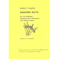 Sonaten-Suite für 4 Posaunen - David Funck