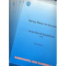Spring Music for Kroumata for - Sven-David Sandström
