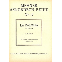 La Paloma für Akkordeon - Sebastian Yradier