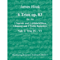 6 Trios op.83 Band 2 (Nr.4-6) - James Hook