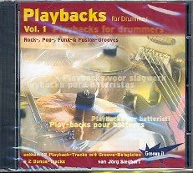 Playbacks für Drummer vol.1 CD