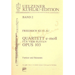 Quartett e-Moll op.103 - Friedrich Daniel Rudolph Kuhlau