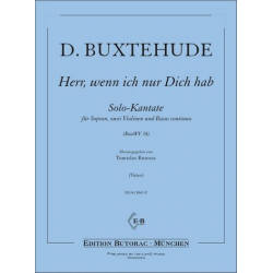 Herr wenn ich nur dich hab BuxWV38 - Dietrich Buxtehude