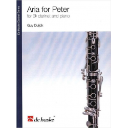 Aria for peter : for clarinet and piano - Guy Duijck