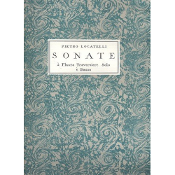 12 sonate pour flute et Bc - Pietro Locatelli