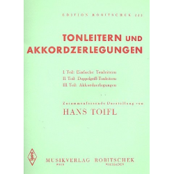 Tonleitern und Akkordzerlegungen - Hans Toifl