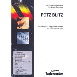 Potz Blitz für 2 Akkordeons und - Hans-Guenther Kölz