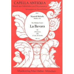La Bavara - für 4 Posaunen (4 Viole da Gamba - Giovanni M. Cesare