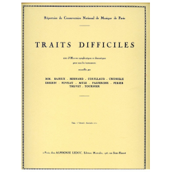 Traits Difficiles - Diverse / Arr. Paul Bernard