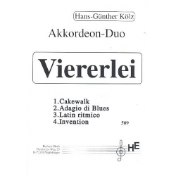 Viererlei für Akkordeon-Duo - Hans-Guenther Kölz