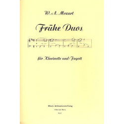 Frühe Duos für Klarinette - Wolfgang Amadeus Mozart
