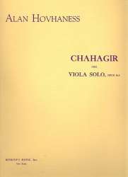 Chahagir op.56a for viola solo - Alan Hovhaness