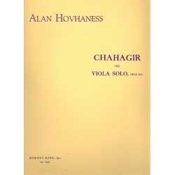 Chahagir op.56a for viola solo - Alan Hovhaness