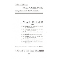 4 Marienlieder op.61f (gem Chor und Orgel) - Max Reger