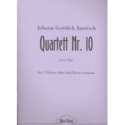 Quartett G-Dur Nr.10 - Johann Gottlieb Janitsch