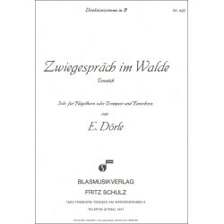 Zwiegespräch im Walde (Solo f. Tenor- u. Flügelhorn) - Emil Dörle