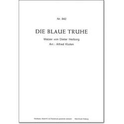 Die Blaue Truhe - Dieter Herborg / Arr. Alfred Kluten