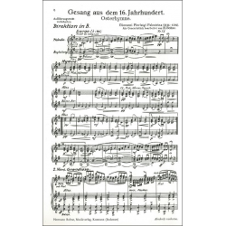 Gesang aus dem 16. Jahrhundert (Osterhymne) - Giovanni da Palestrina / Arr. Herrmann Bohne