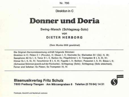 Donner und Doria (Schlagzeug-Solo & Blasorchester)