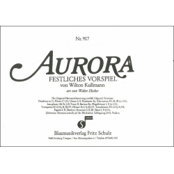 Aurora (festliches Vorspiel) - Wilton Kullmann / Arr. Walter Hecker